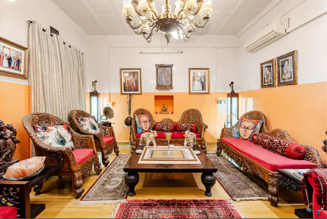 Restored Colonial Haveli in New Delhi